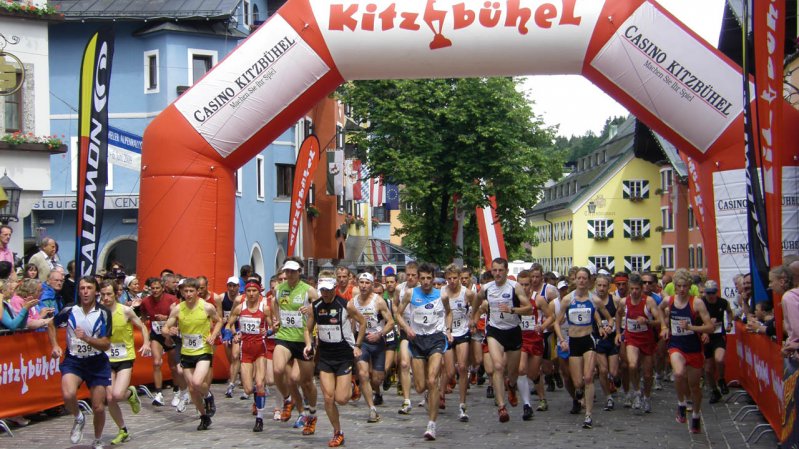 The competition starts in the town center of Kitzbühel, © TVB Kitzbühel