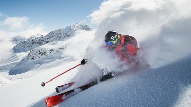 The 2024 Freeride Testival takes place at the Powder Department of Stubai Glacier, © André Schönherr