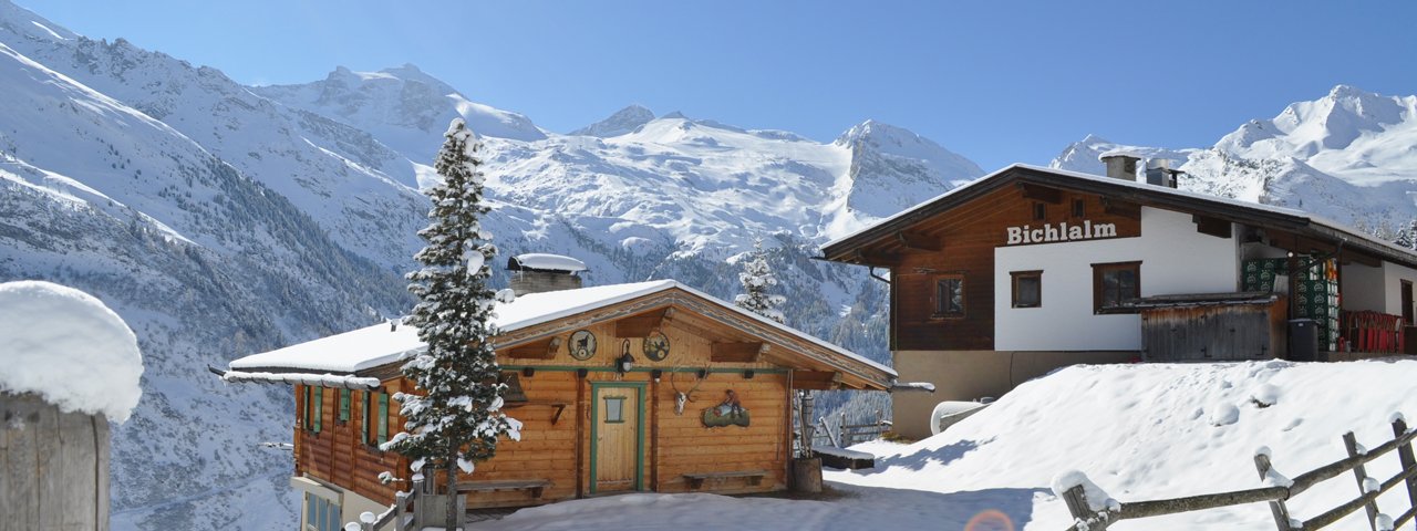 The Bichlalm hut near Hintertux