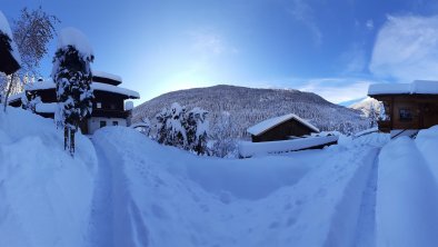 Winter bei uns vor der Tür