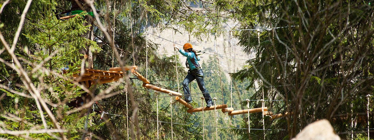 Aerial Forest Adventure Park in Tannheimer Tal Valley, © TVB Tannheimer Tal