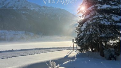 Villa Aigner directly on the ski trail, © Christian Aigner