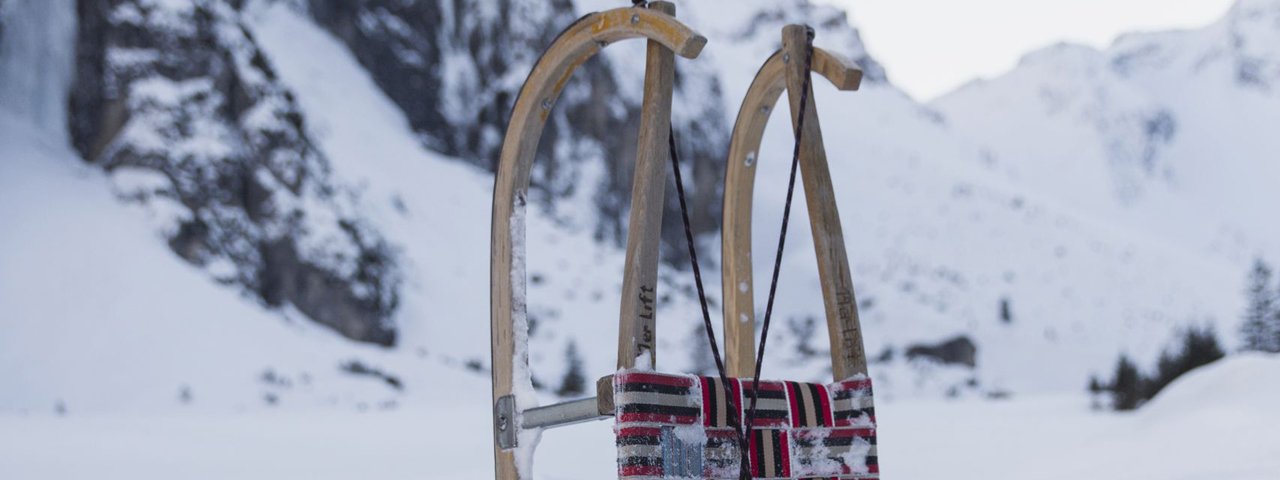 Tobogganing in Tirol, © Tirol Werbung/Bert Heinzlmeier