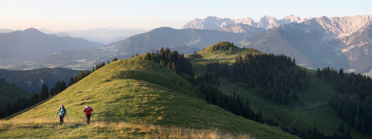 The Burgeralm offers fine views of the Kaiserwinkl region