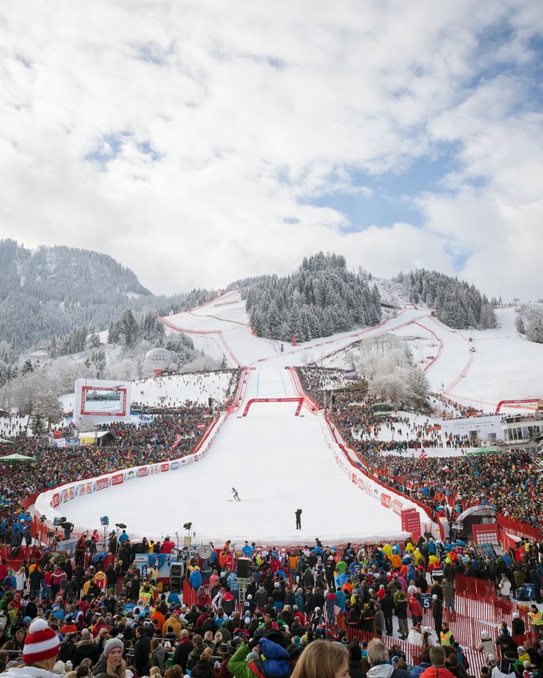 Ski races on the Hahnenkamm mountain, © Tirol Werbung / Jens Schwarz