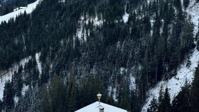 Hütte während dem Umbau