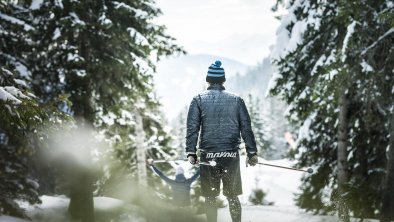 Langlaufen durch WInterwälder