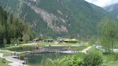 Ötztal camping on the lake