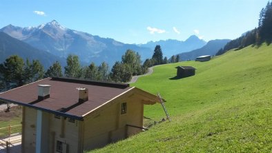 Chalet Bergjuwel Blick auf die Ahornspitze