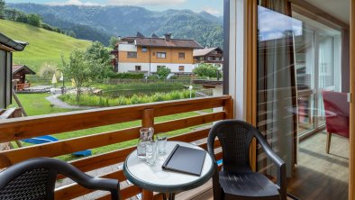 Landhaus Balkon Teichsicht