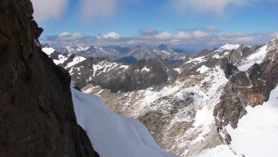 Vom Quirl aus Richtung Südtiroler Alpen