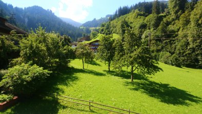 Balkonblick 1. Stock Richtung Westen