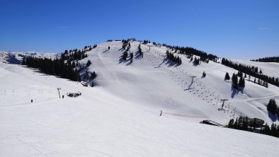 Blick vom Tanzboden auf den Eiberg, Scheffau, © Katja Mayer