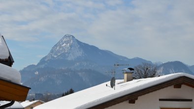 Blick vom Balkon im Winter