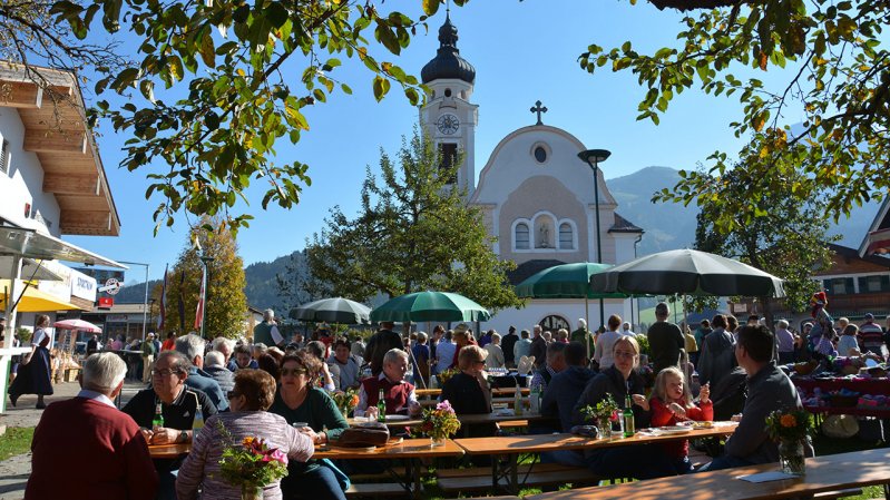 Fall Festival to celebrate St Leonard's Ride in Oberndorf in Tirol, © Monika Pletzer