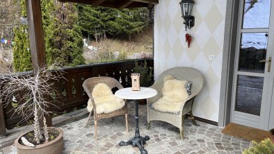 Terrasse im April