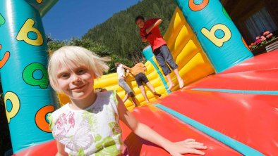 Children's adventure playground - children's bouncy castle