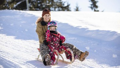 Tobogganing at Reither Kogel mountain