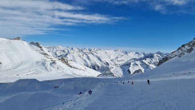 Skipiste am Gletscher