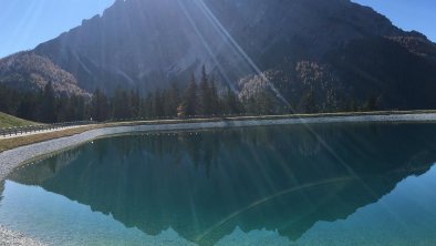 Königin Serles versunken im Speichersee