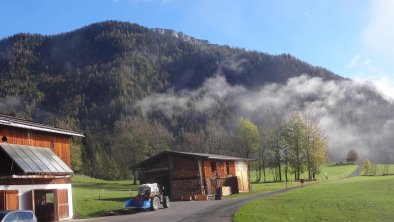 Frühnebelschwaden beim Berger, © Bergerbauer Waidring