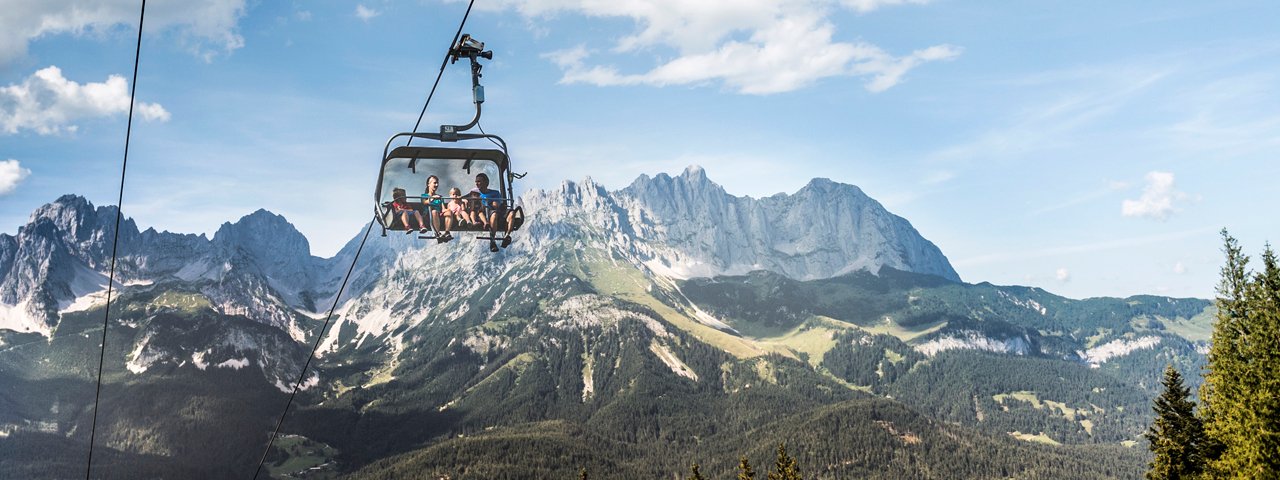 Astbergbahn chairlift in Going, © TVB Wilder Kaiser