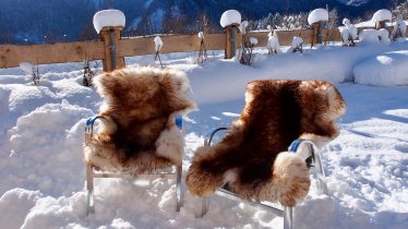 Almflair Chalet Thiersee - Terrasse im Winter, © Werlberger