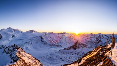 Sonnenuntergang am Pitztaler Gletscher - sunset at