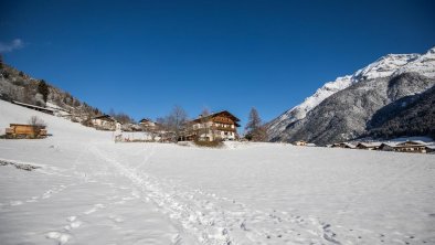 Pension Ladestatthof in winter