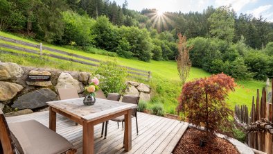 Gartenterrasse im Appartement Comfort