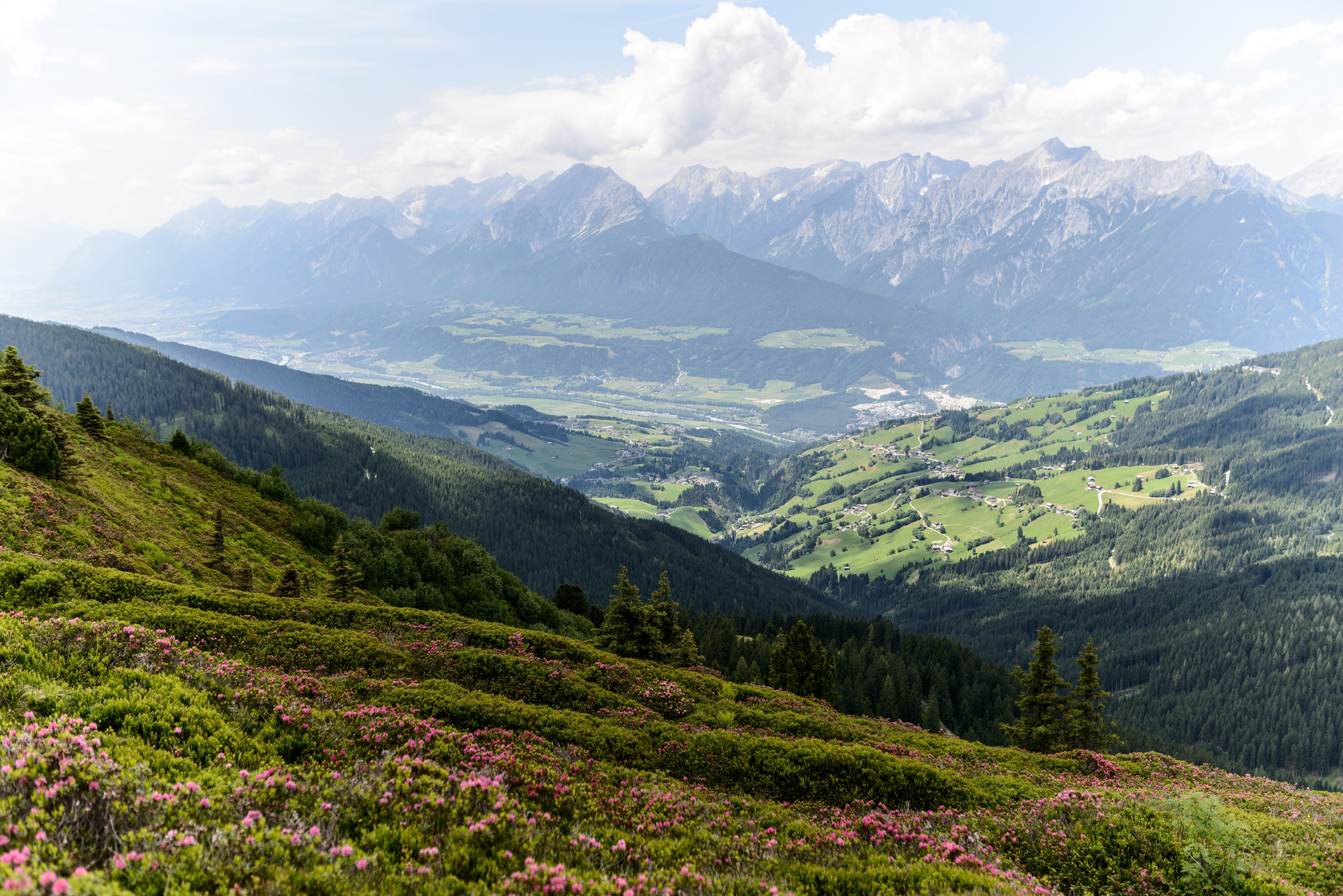 Blick vom Loassattel bei Schwaz