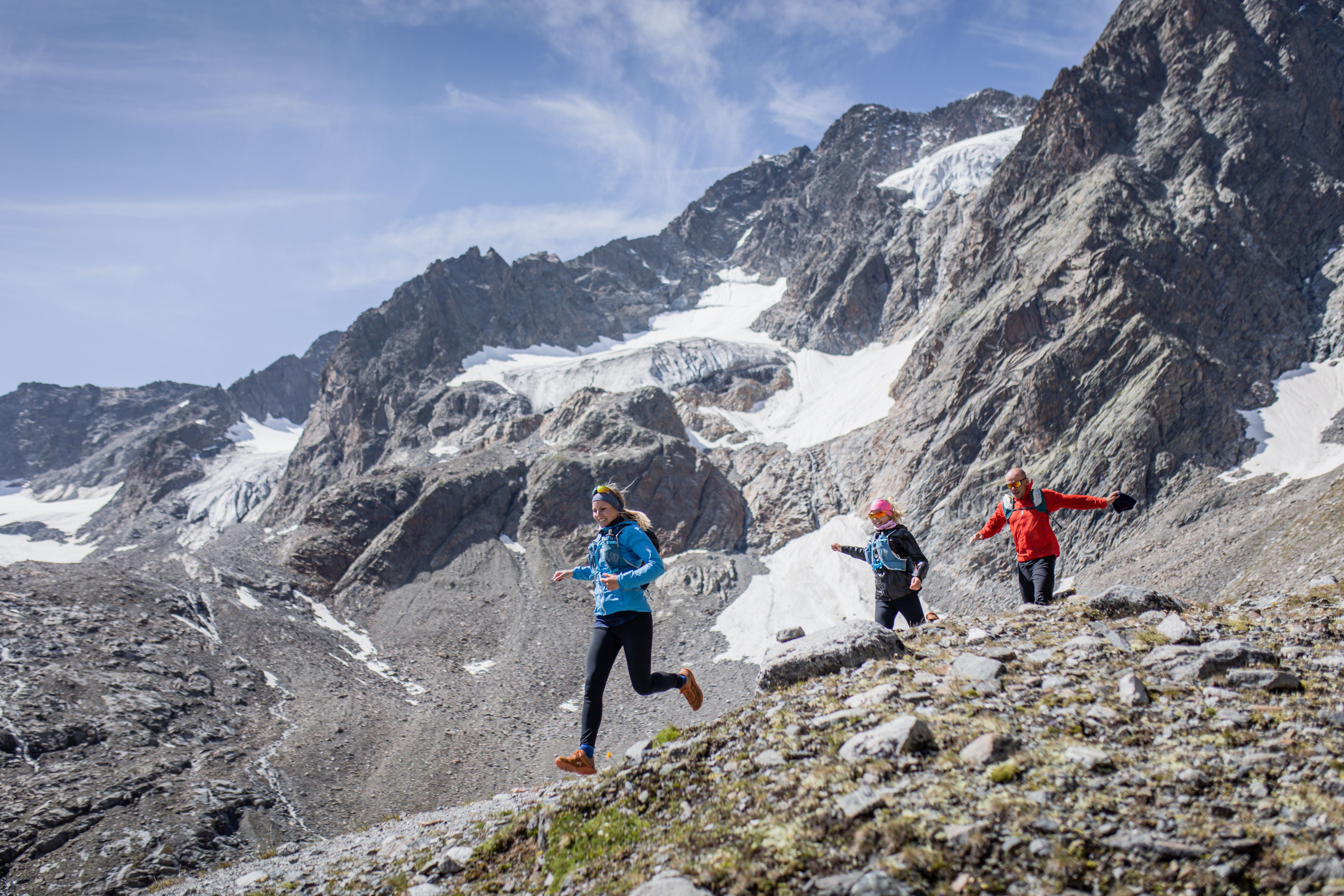 Traillrunning in der Nähe der Kaunergrathütte