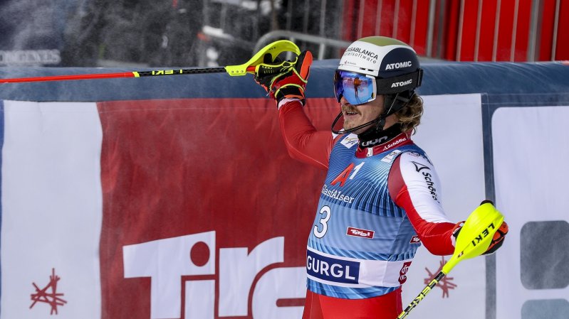 Tirol native and World Cup skier Manuel Feller, © GEPA