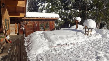 Terrasse im Winter