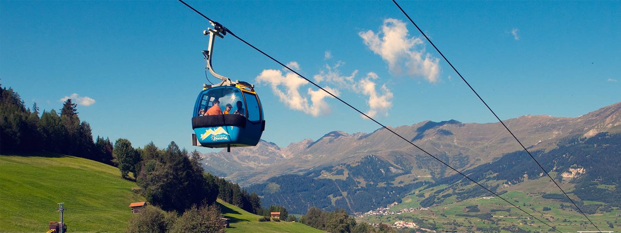 Gondelbahn Fendels-Ried cable car, © TVB Tiroler Oberland