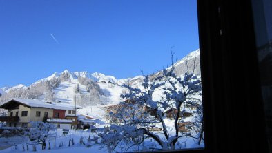 Blick aus dem Zimmerfenster