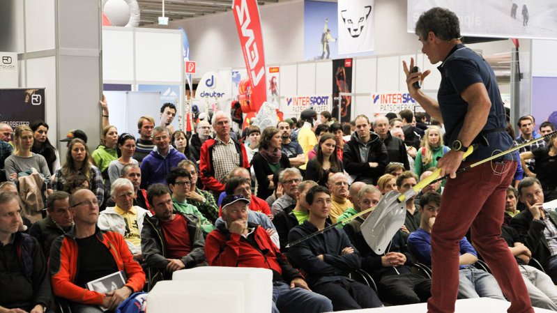 Alpinmesse Innsbruck: Lecture given by Michael Larcher, © Willy Theil / Alpinmesse