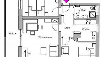 Plan Ferienwohnung