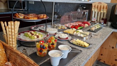 Ferienhaus Spiss Früchstücksbuffet