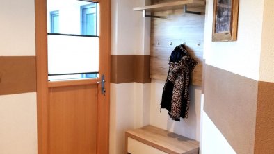 Garderobe und Eingang