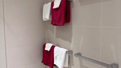 Badezimmer mit Handtücher inclusive