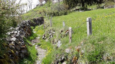 Der alte Kirchweg ins Dorf