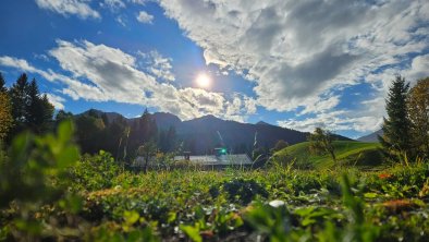 Sun over the mountains