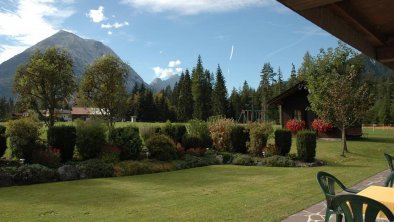 Haus Waldruh-Sommer-Leutasch-Terrasse-Spielplatz, © Haus Waldruh