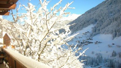 Aussicht vom Balkon