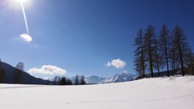 Langlaufen_Feld_Sonne, © Bedl