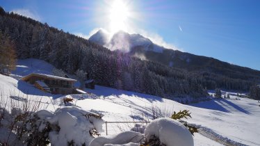 Glücksplatzl Mieders Ausblick Winter