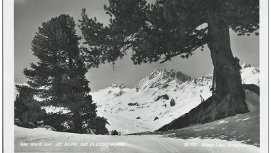 Weg auf Idalpe