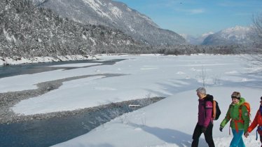 Winter hike along the Lech river, © Gerhard Eisenschink