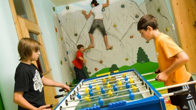 Children's playroom with table football